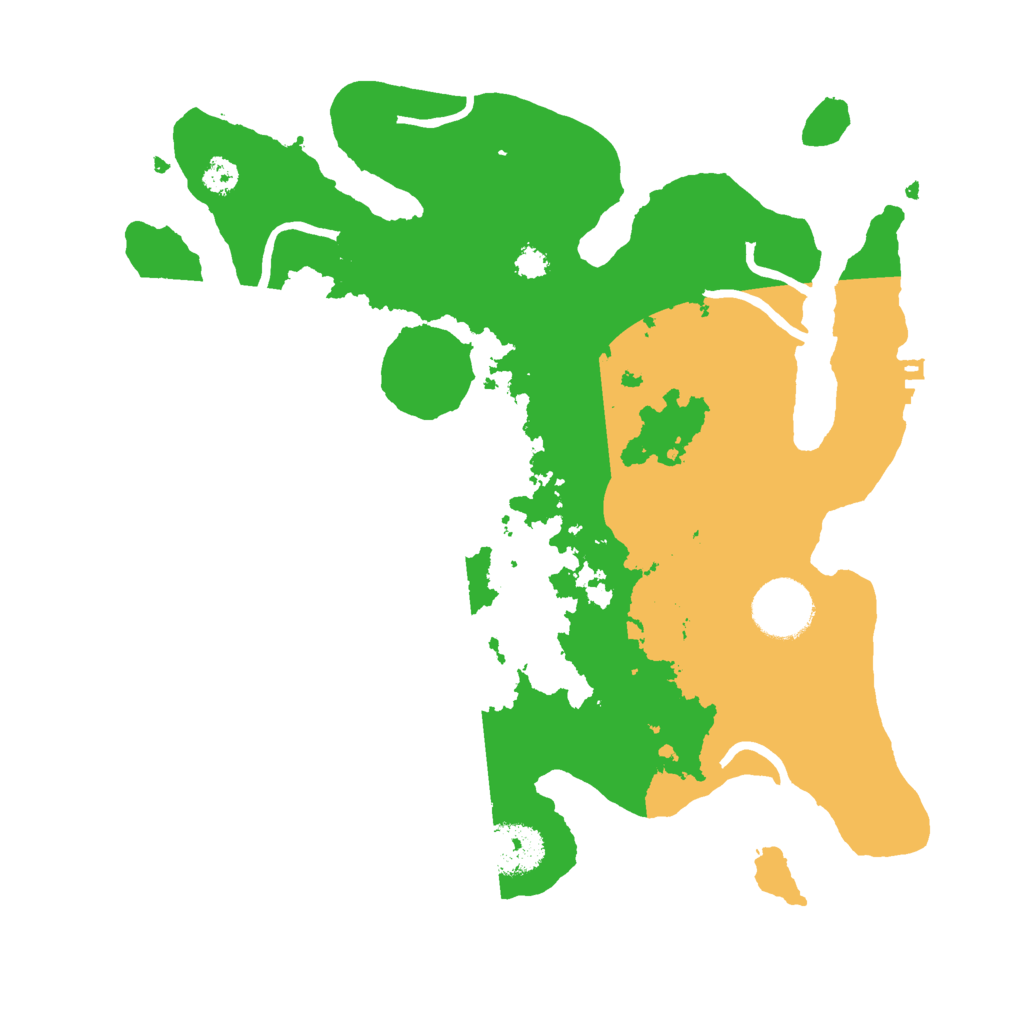Biome Rust Map: Procedural Map, Size: 3000, Seed: 151051