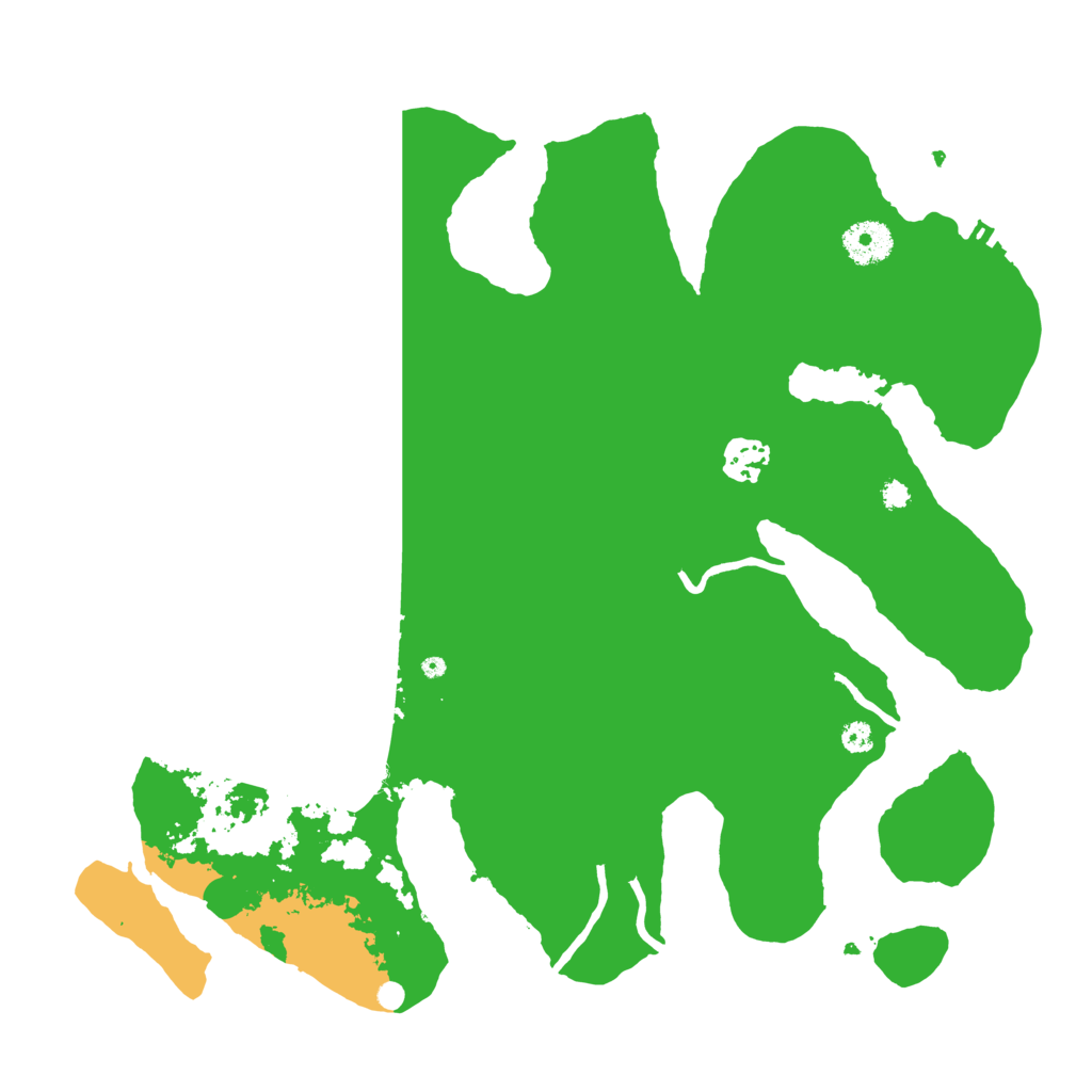 Biome Rust Map: Procedural Map, Size: 3550, Seed: 164311