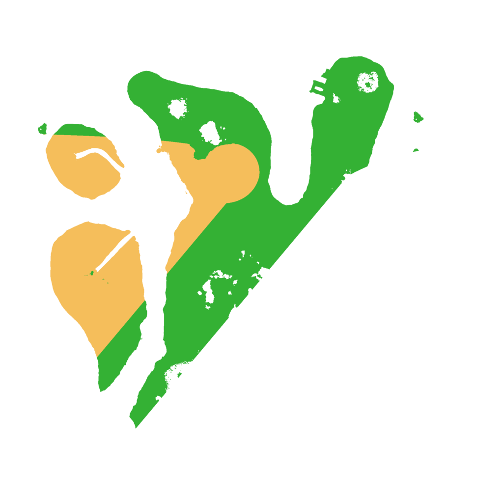 Biome Rust Map: Procedural Map, Size: 2400, Seed: 69420