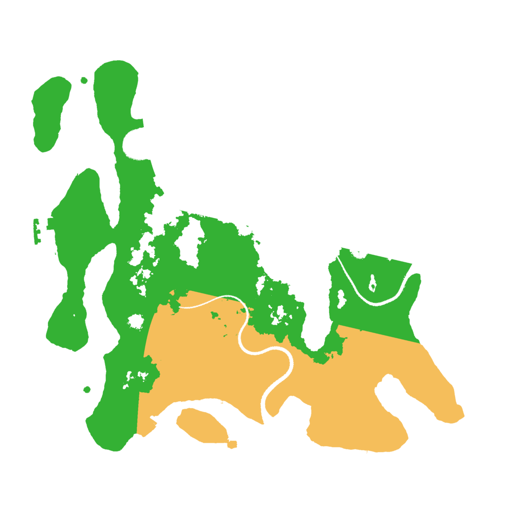 Biome Rust Map: Procedural Map, Size: 3000, Seed: 691468