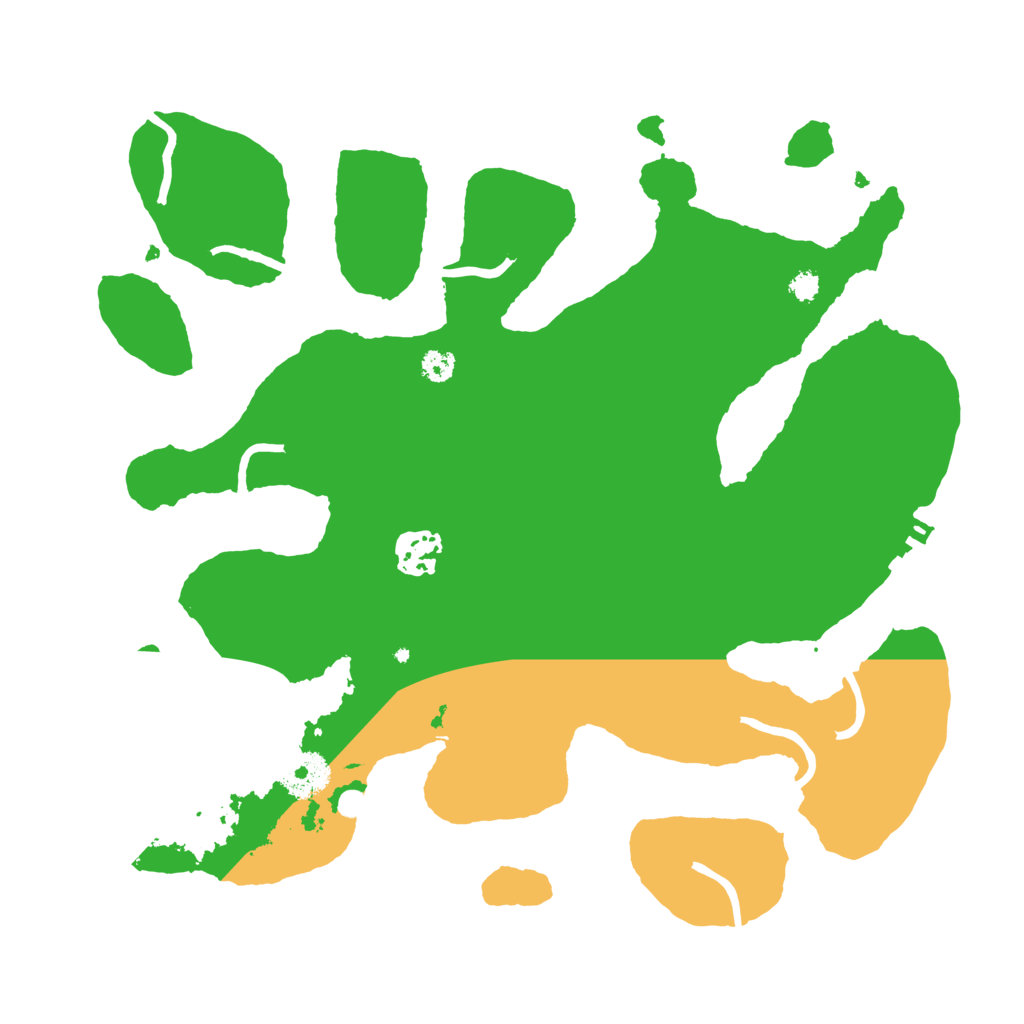 Biome Rust Map: Procedural Map, Size: 3200, Seed: 123321