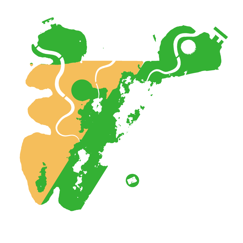 Biome Rust Map: Procedural Map, Size: 3000, Seed: 383478516