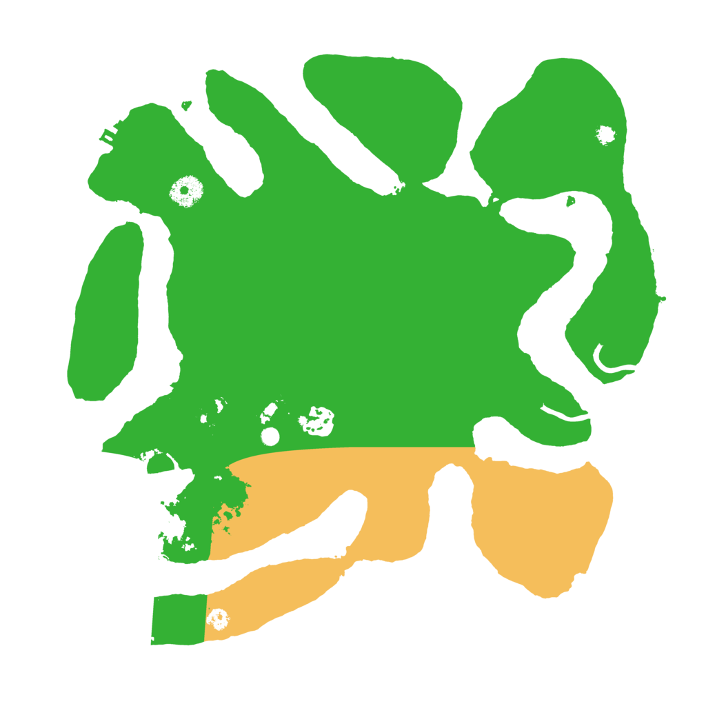 Biome Rust Map: Procedural Map, Size: 3400, Seed: 792431265