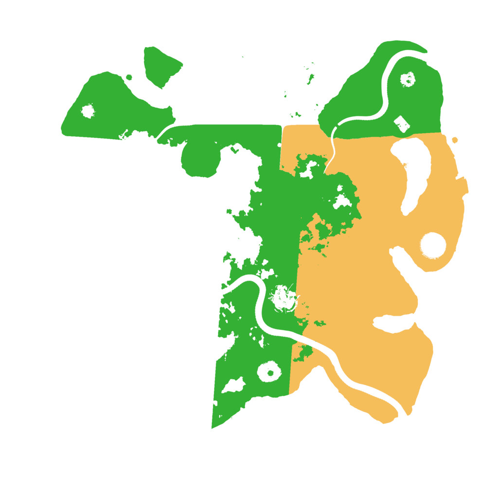 Biome Rust Map: Procedural Map, Size: 3400, Seed: 792431265