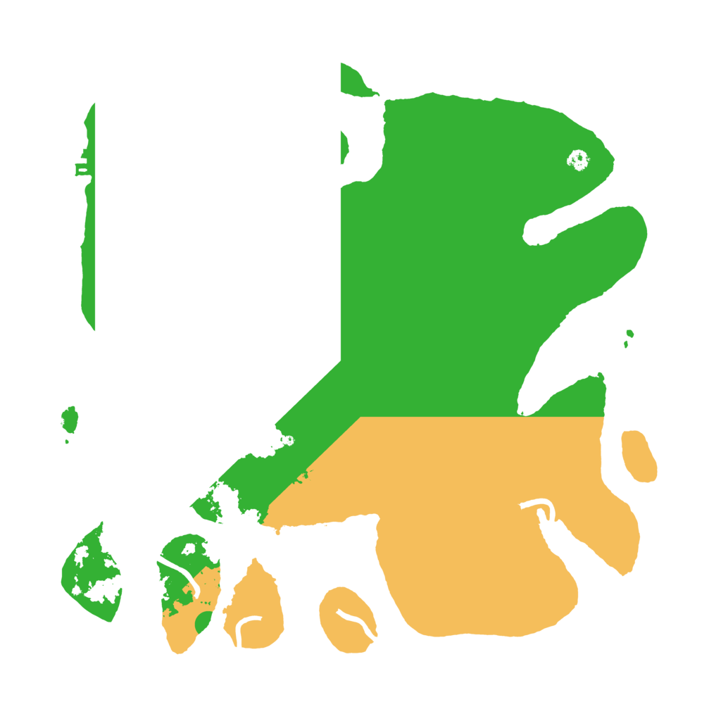 Biome Rust Map: Procedural Map, Size: 3550, Seed: 70145