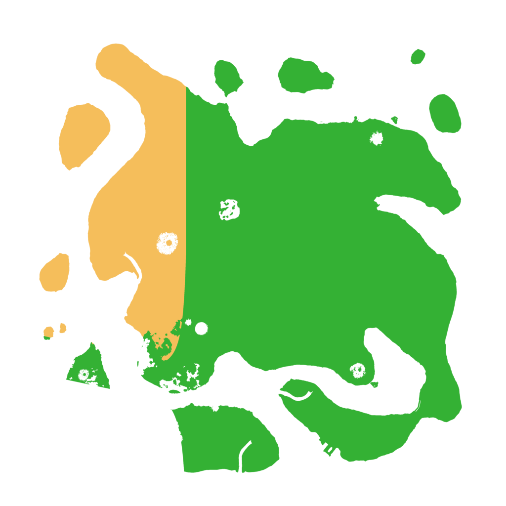 Biome Rust Map: Procedural Map, Size: 3500, Seed: 7545849