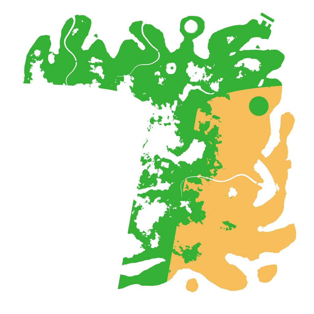 Biome Rust Map: Procedural Map, Size: 4250, Seed: 349141