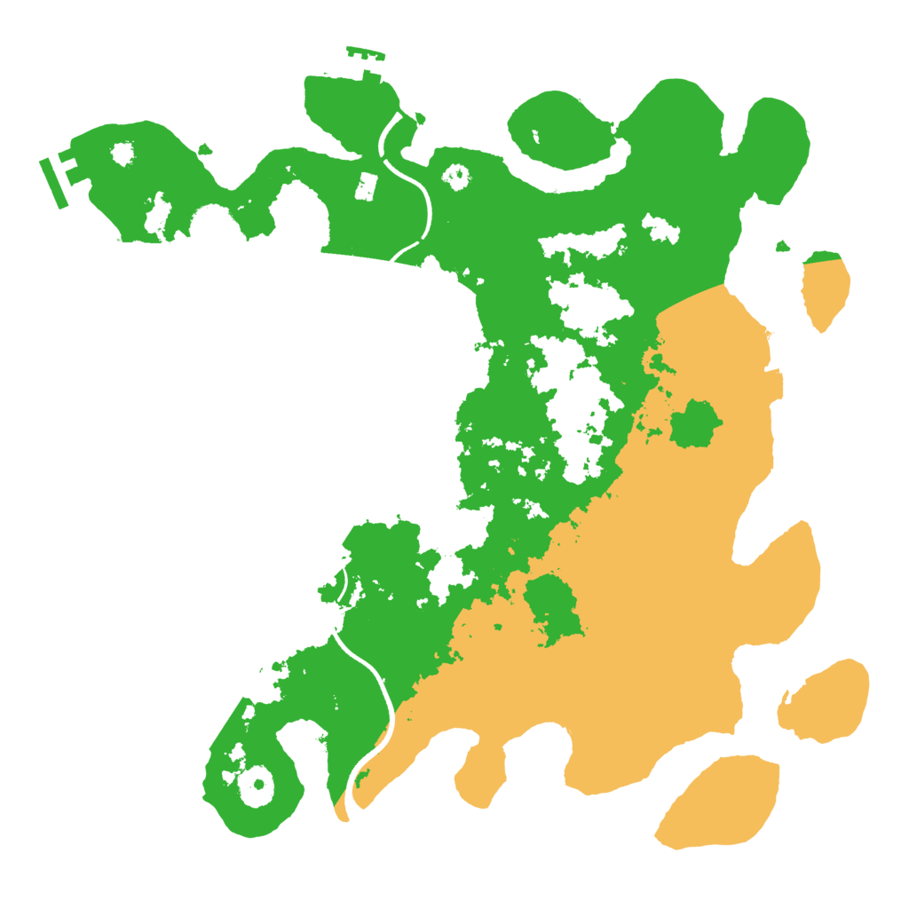 Biome Rust Map: Procedural Map, Size: 3500, Seed: 839924797