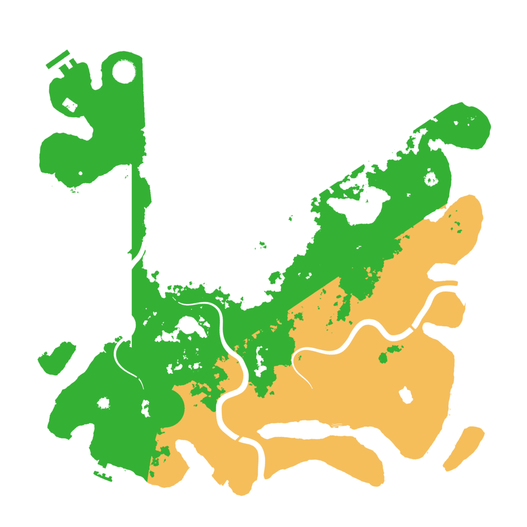 Biome Rust Map: Procedural Map, Size: 4000, Seed: 1240833773