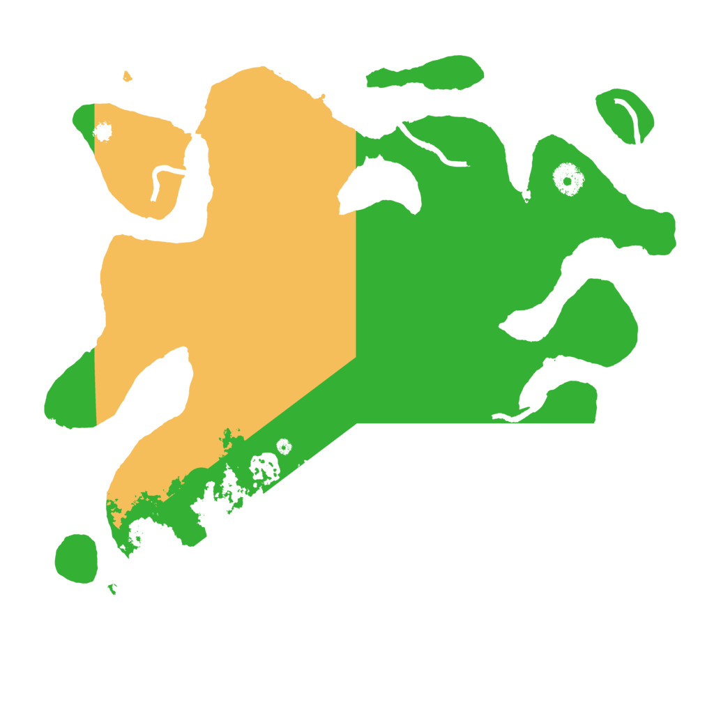 Biome Rust Map: Procedural Map, Size: 3500, Seed: 14552