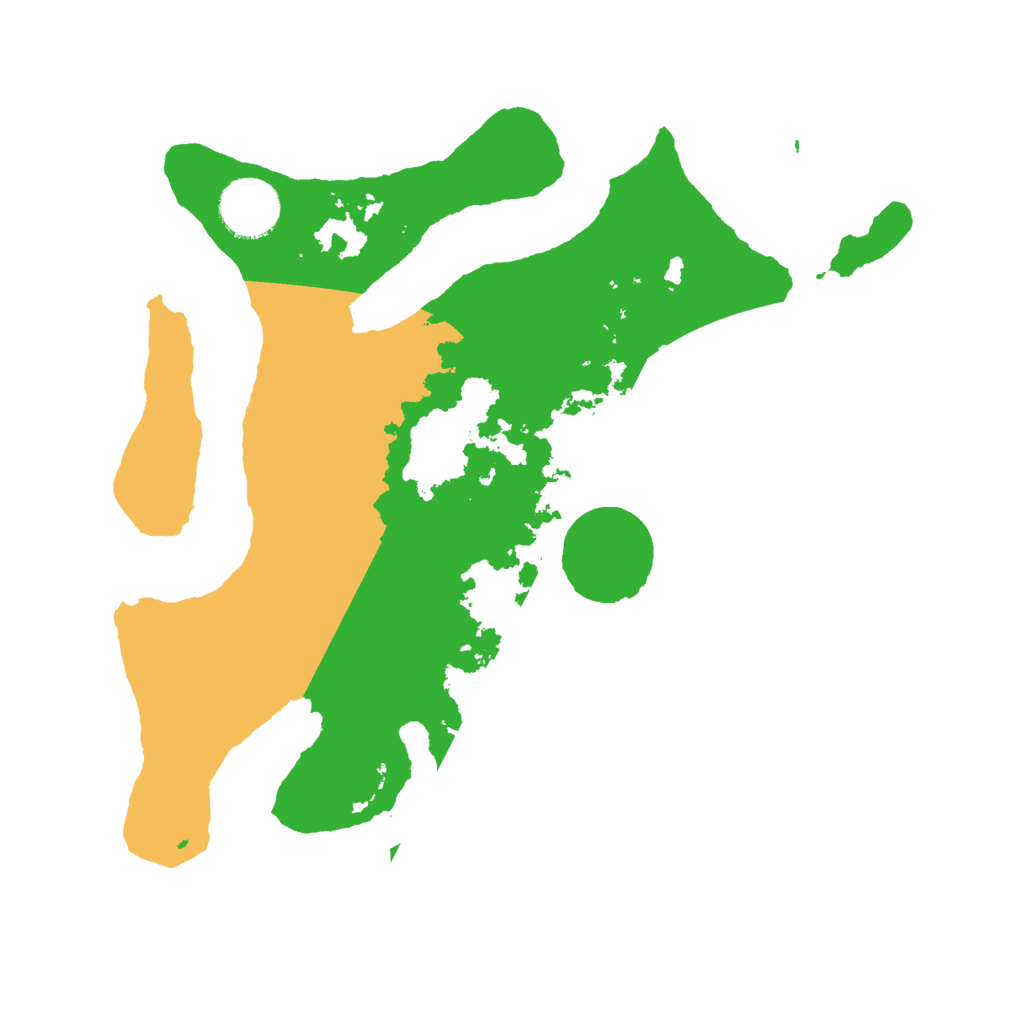 Biome Rust Map: Barren, Size: 3000, Seed: 20000