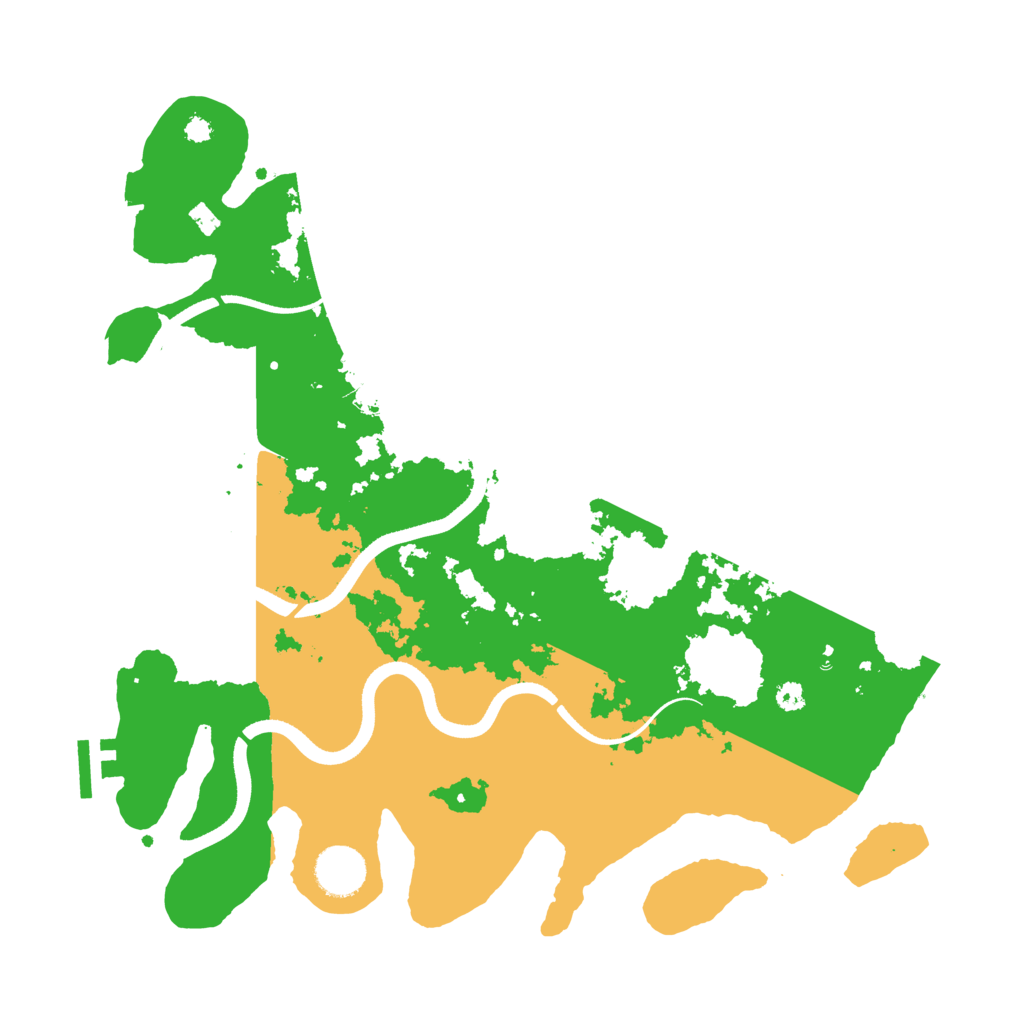 Biome Rust Map: Procedural Map, Size: 3550, Seed: 719829