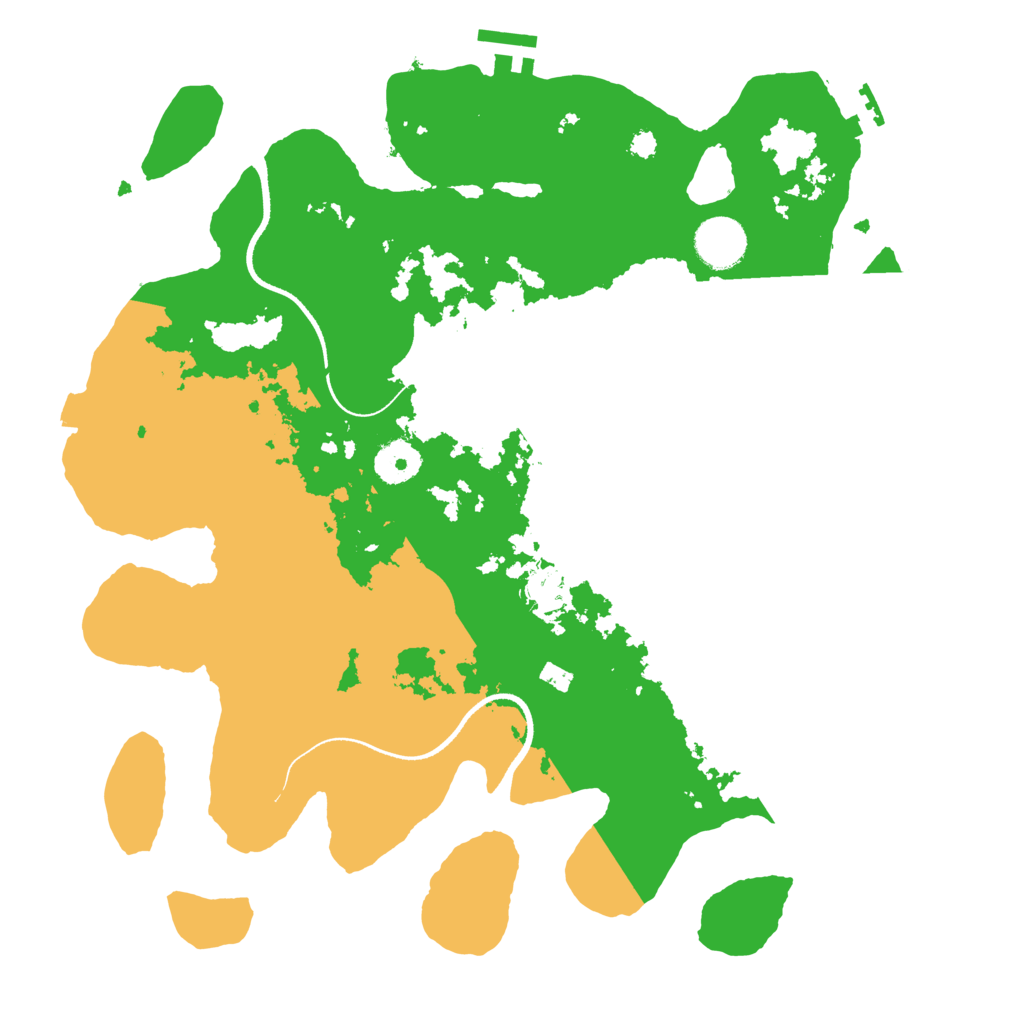 Biome Rust Map: Procedural Map, Size: 3500, Seed: 1737566551