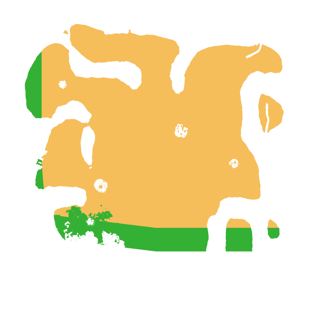 Biome Rust Map: Procedural Map, Size: 3500, Seed: 197294