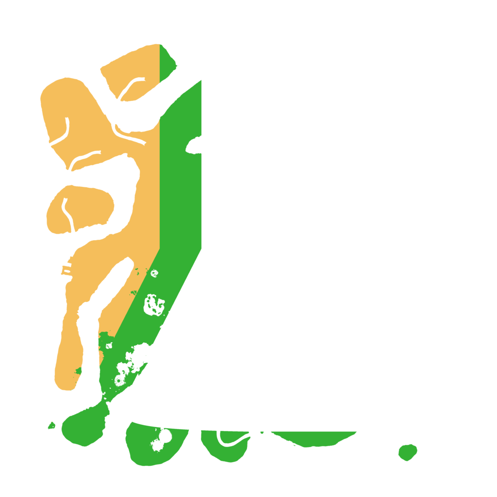 Biome Rust Map: Procedural Map, Size: 3389, Seed: 13828