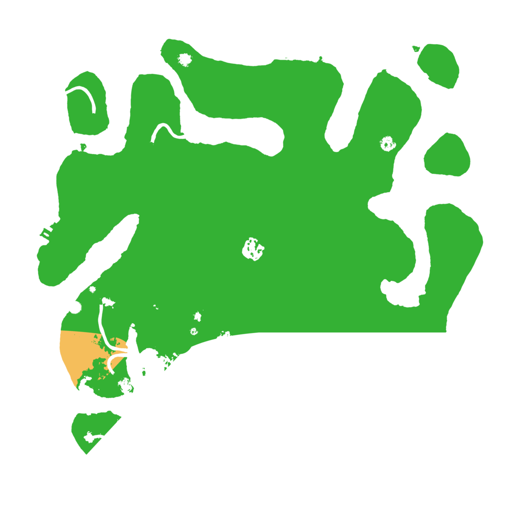 Biome Rust Map: Procedural Map, Size: 3600, Seed: 435869707