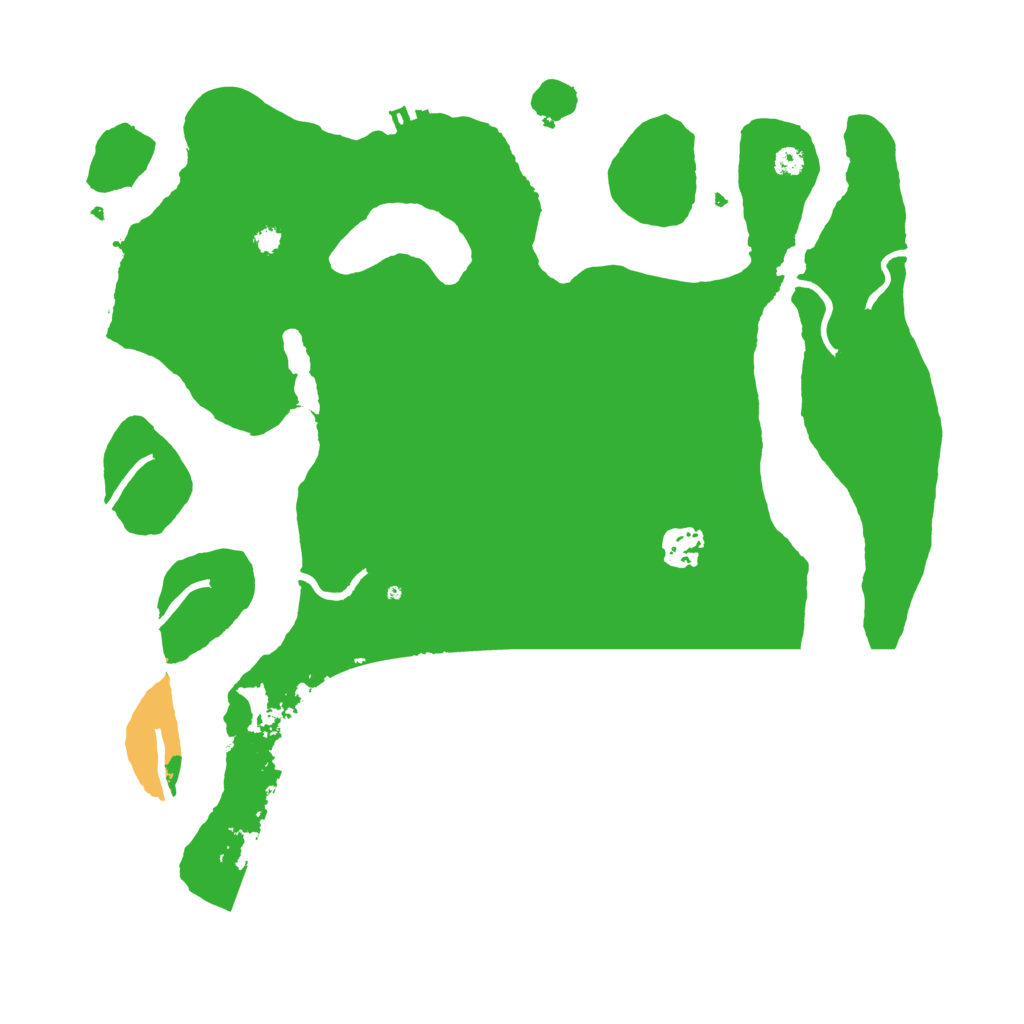 Biome Rust Map: Procedural Map, Size: 3600, Seed: 2870113