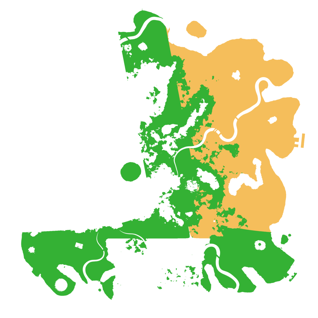 Biome Rust Map: Procedural Map, Size: 4500, Seed: 1430898687