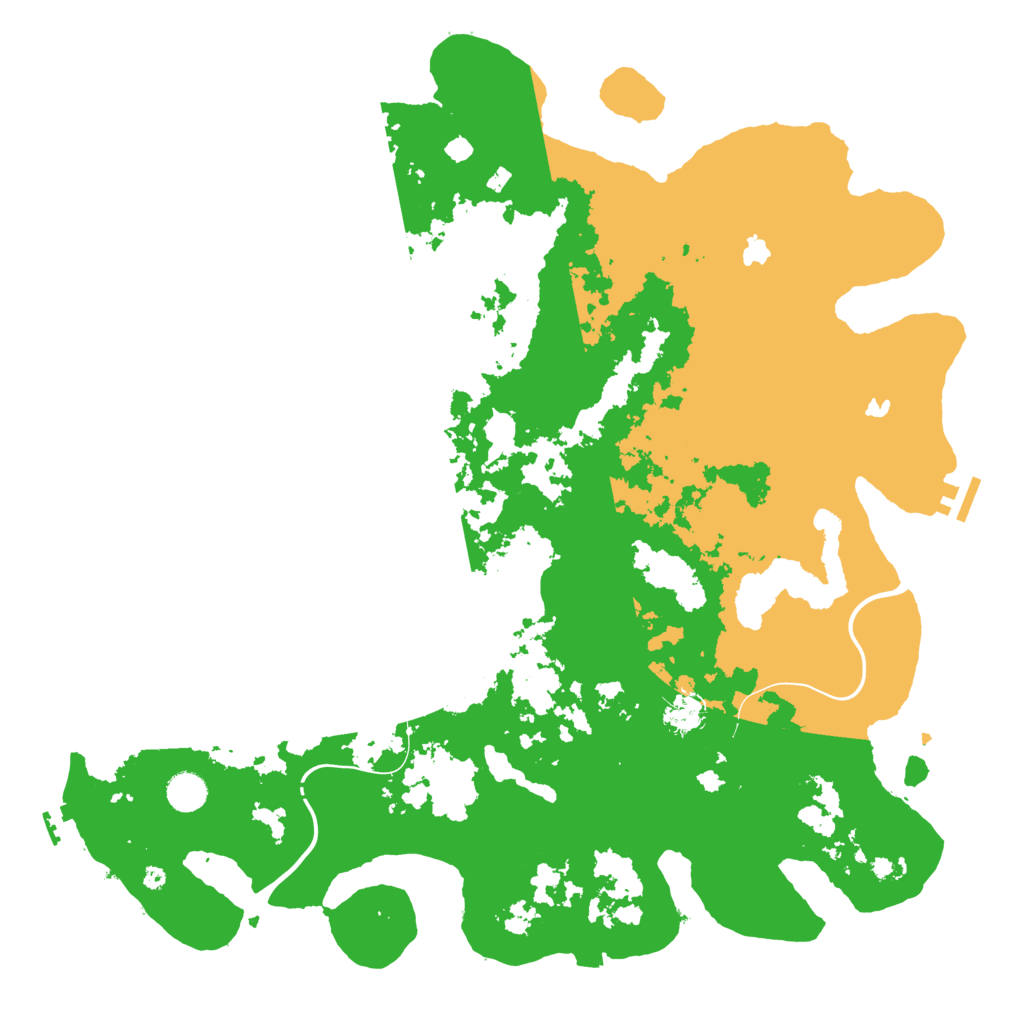 Biome Rust Map: Procedural Map, Size: 4500, Seed: 1430898687