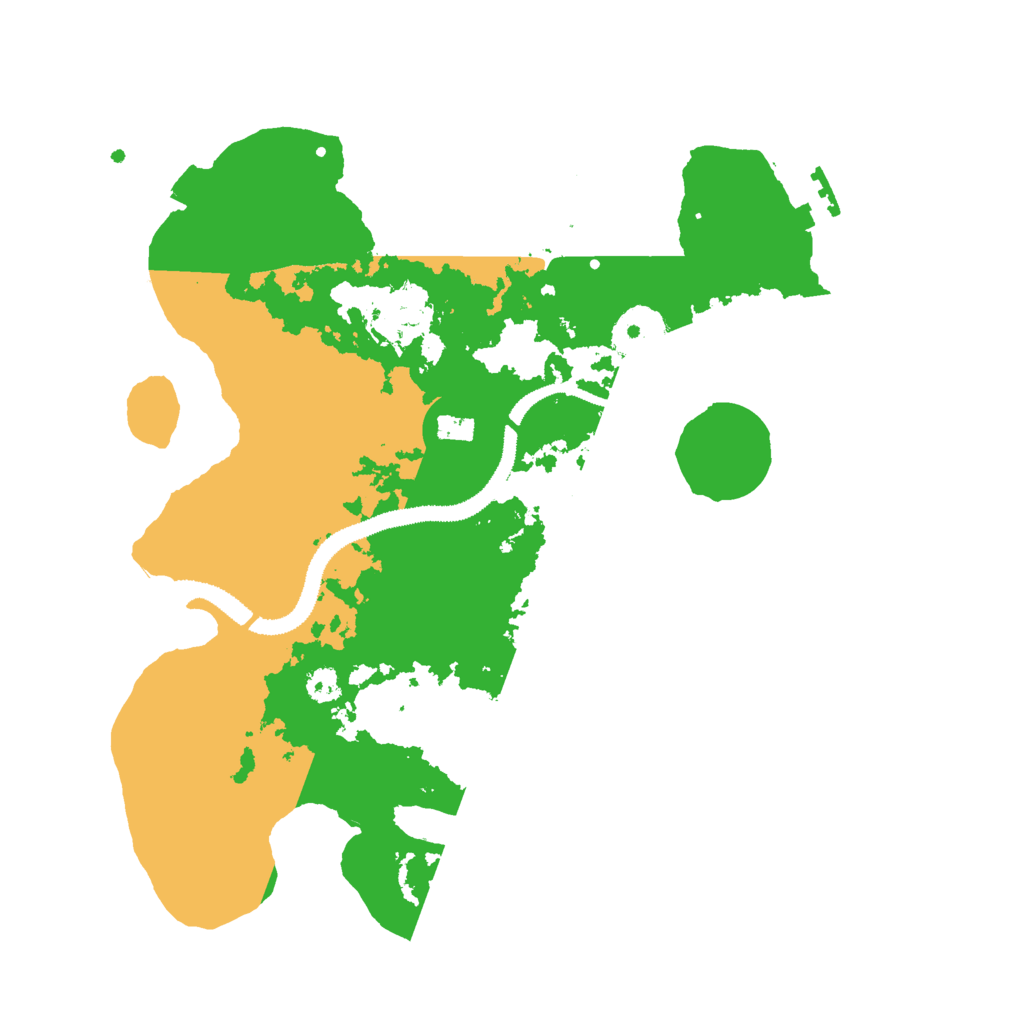 Biome Rust Map: Procedural Map, Size: 3000, Seed: 9738