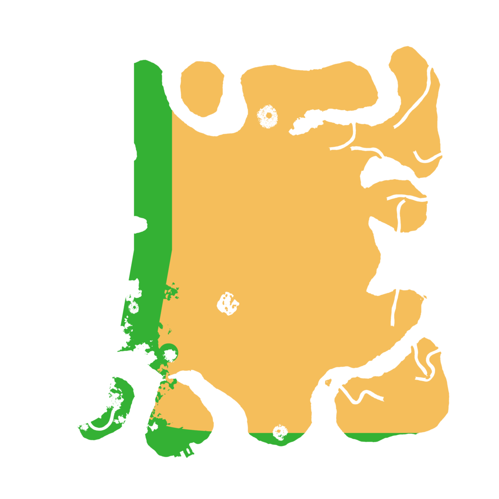 Biome Rust Map: Procedural Map, Size: 3500, Seed: 395673333