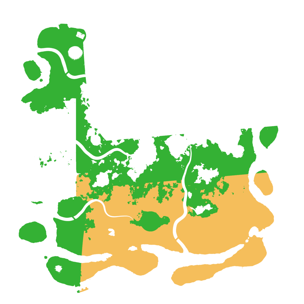 Biome Rust Map: Procedural Map, Size: 4000, Seed: 43774