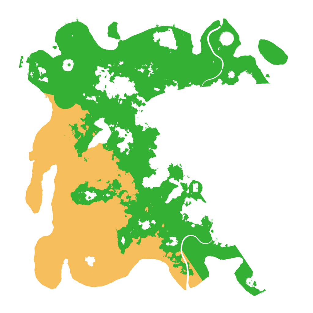 Biome Rust Map: Procedural Map, Size: 4000, Seed: 4891