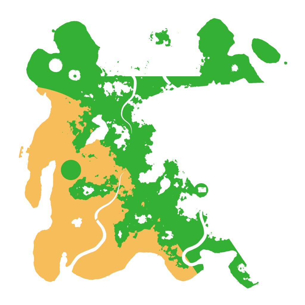 Biome Rust Map: Procedural Map, Size: 4000, Seed: 4891