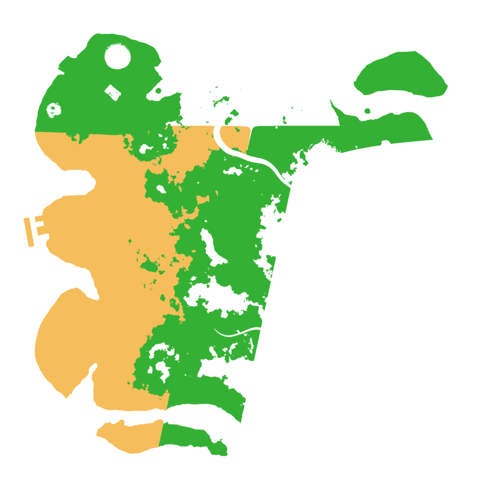 Biome Rust Map: Procedural Map, Size: 3500, Seed: 1504709420