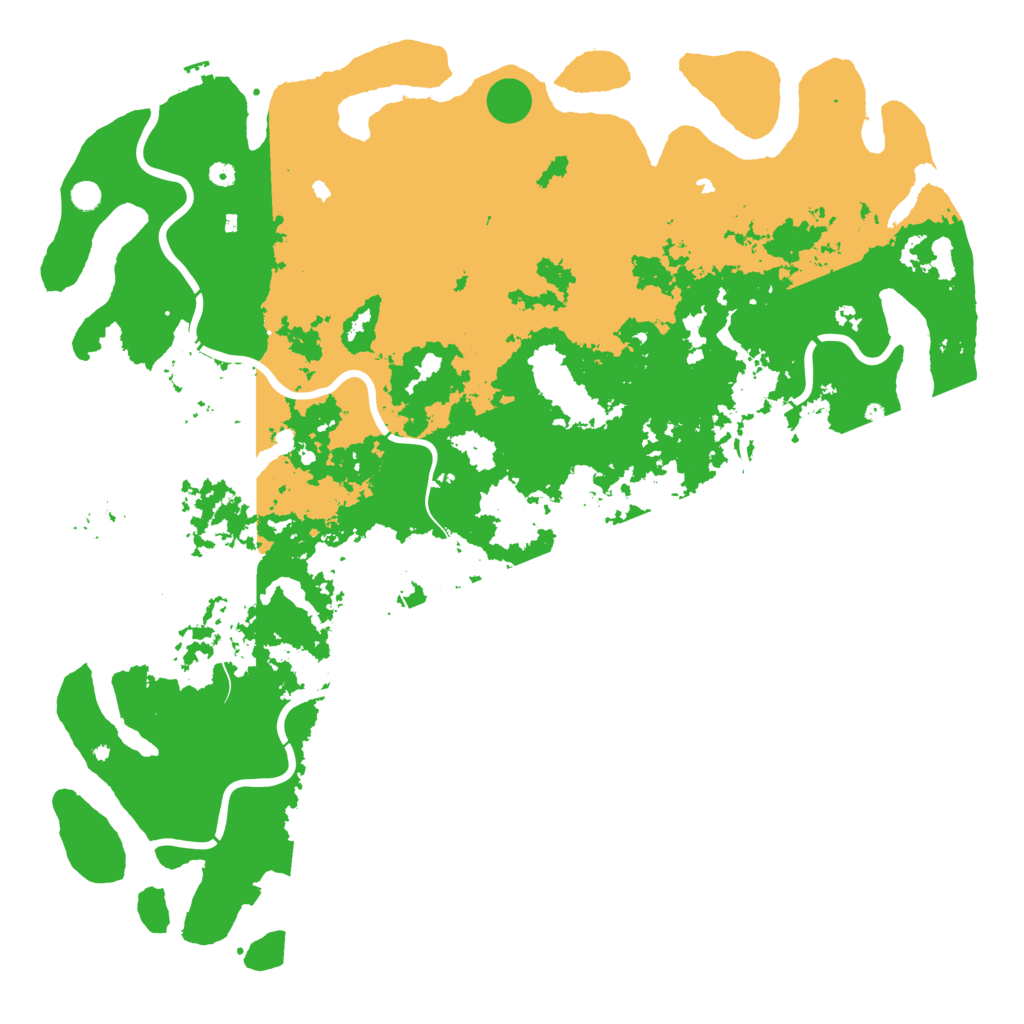 Biome Rust Map: Procedural Map, Size: 6000, Seed: 257