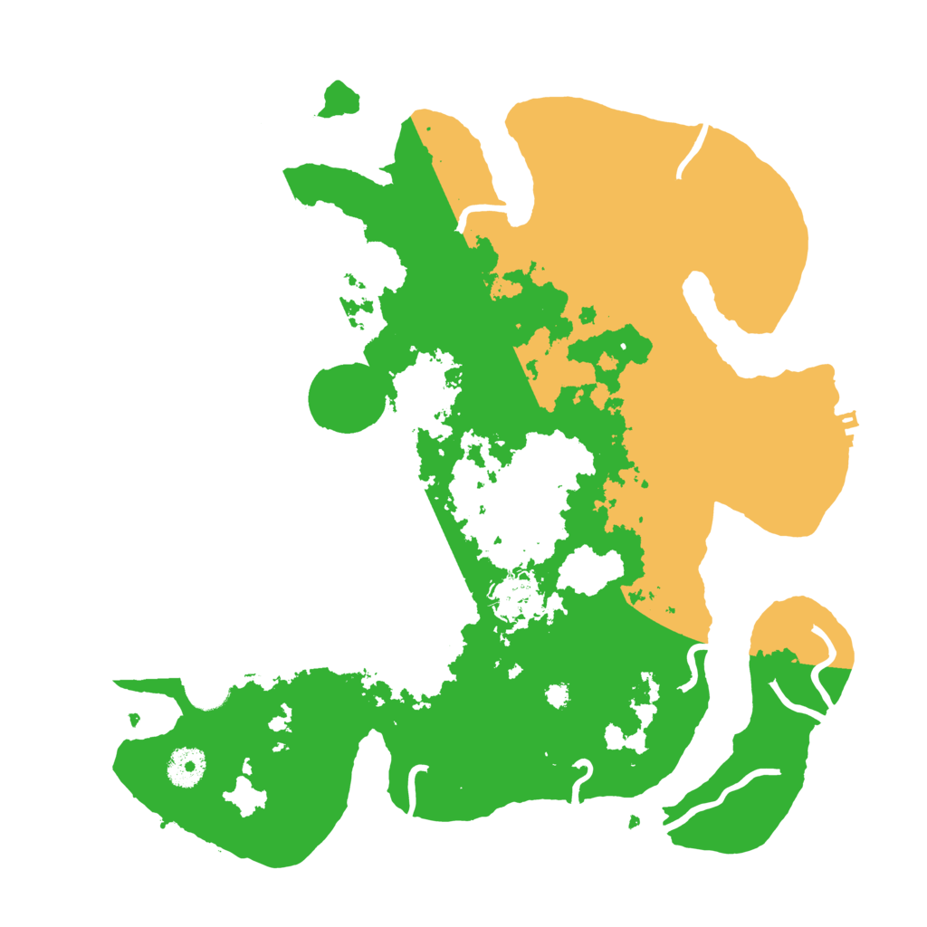 Biome Rust Map: Procedural Map, Size: 3550, Seed: 20531