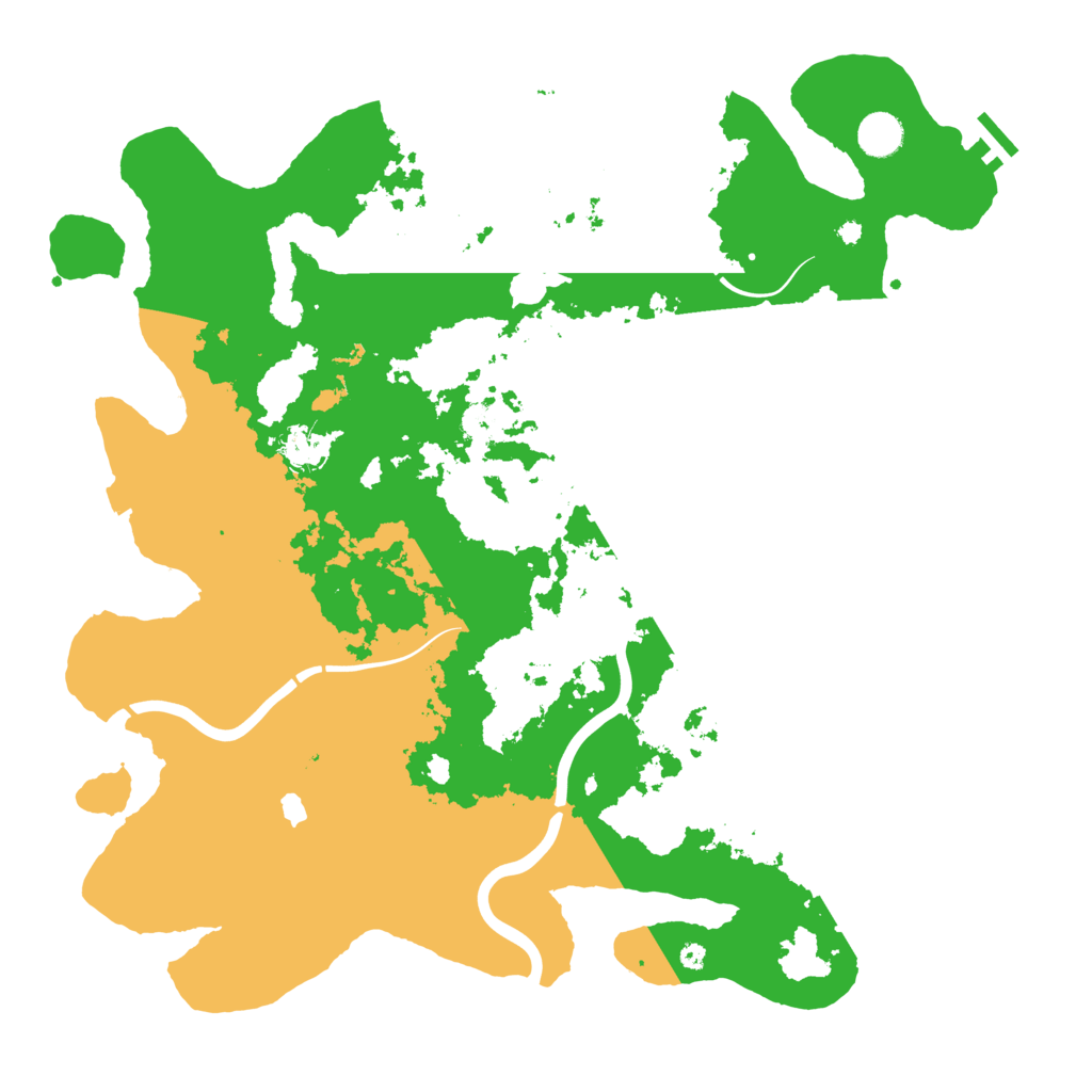 Biome Rust Map: Procedural Map, Size: 4250, Seed: 2323