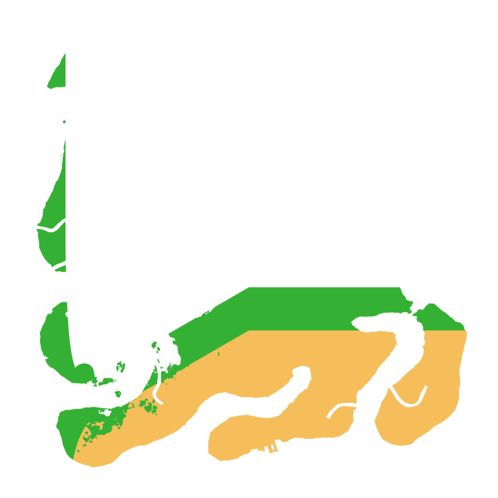 Biome Rust Map: Procedural Map, Size: 3500, Seed: 25933