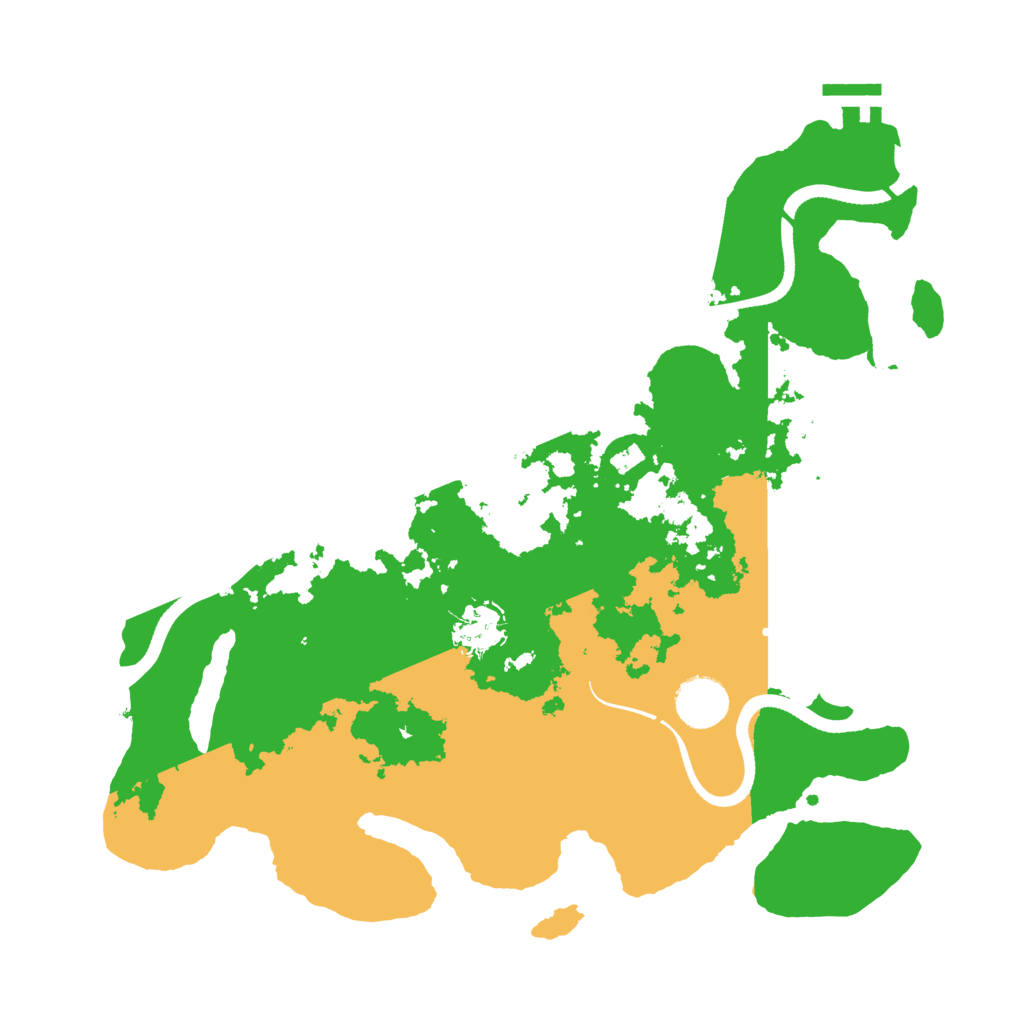 Biome Rust Map: Procedural Map, Size: 3500, Seed: 1533990080
