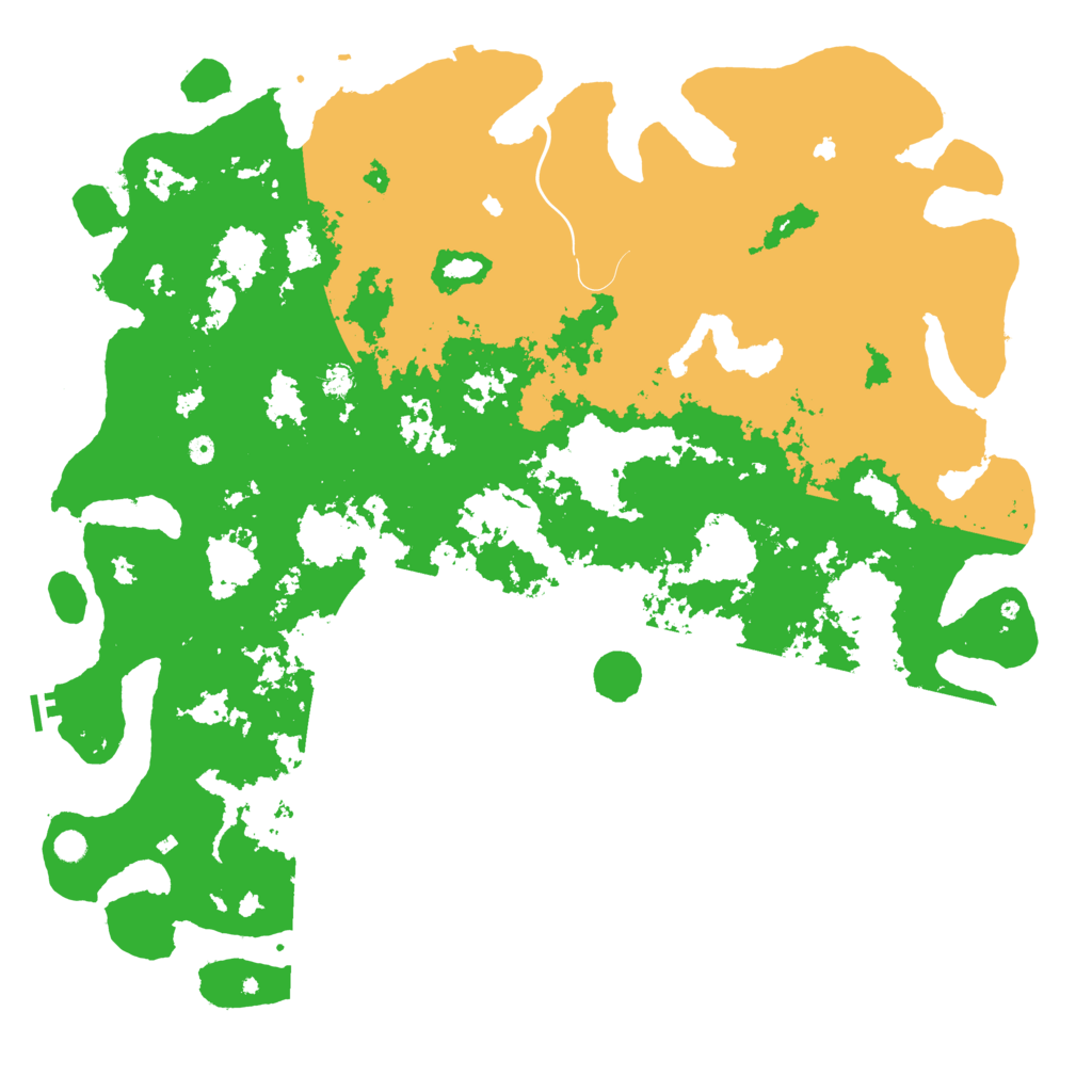 Biome Rust Map: Procedural Map, Size: 6000, Seed: 41782