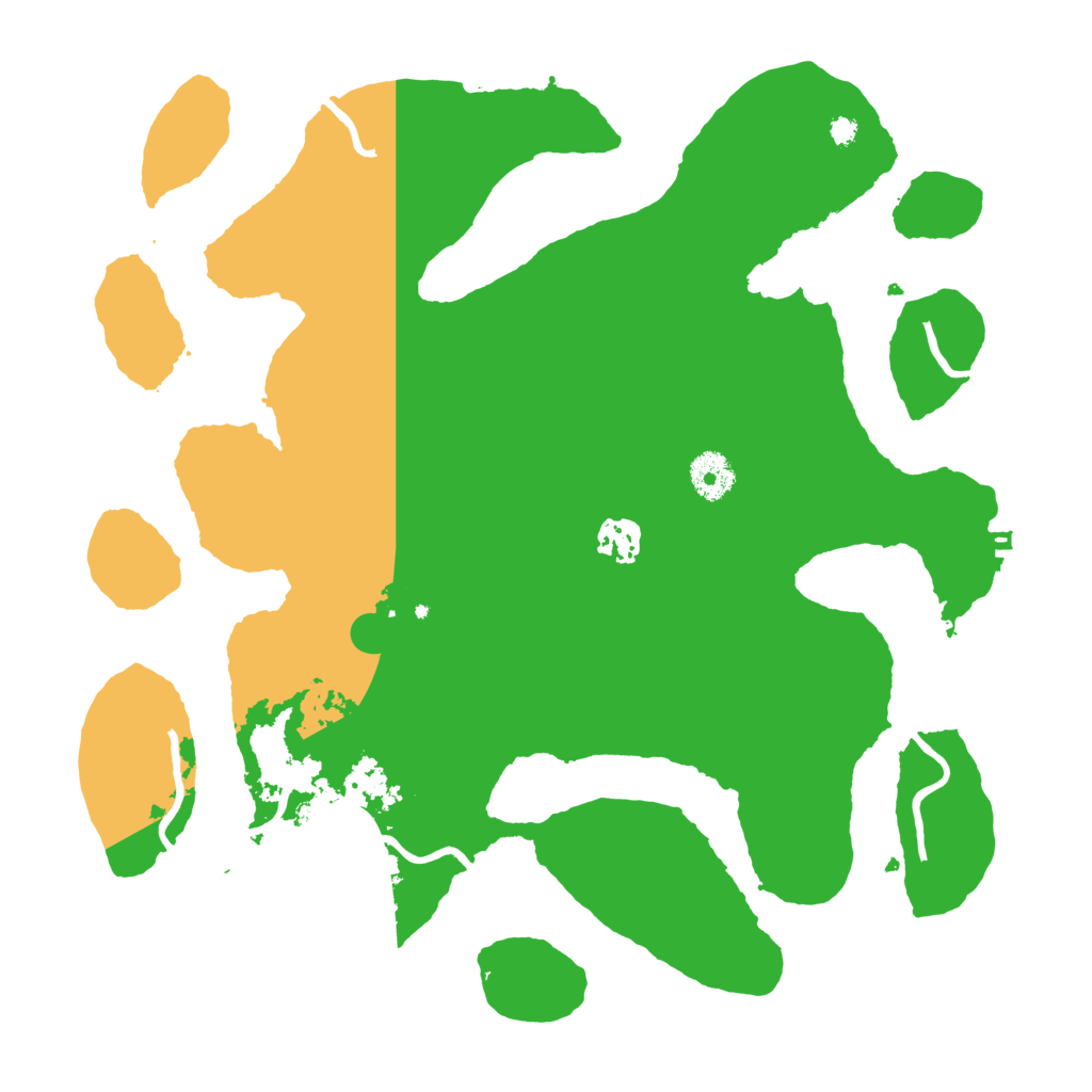 Biome Rust Map: Procedural Map, Size: 3600, Seed: 120669131