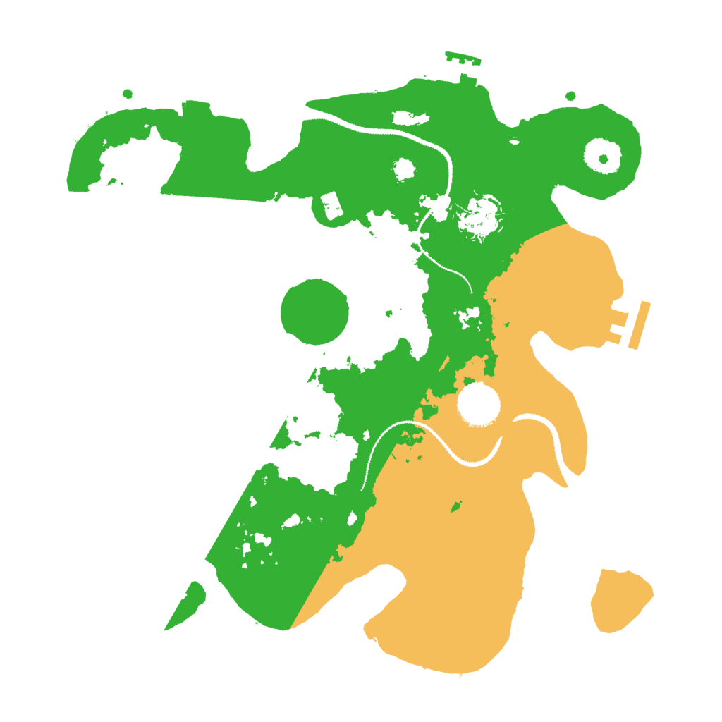 Biome Rust Map: Procedural Map, Size: 3000, Seed: 818500