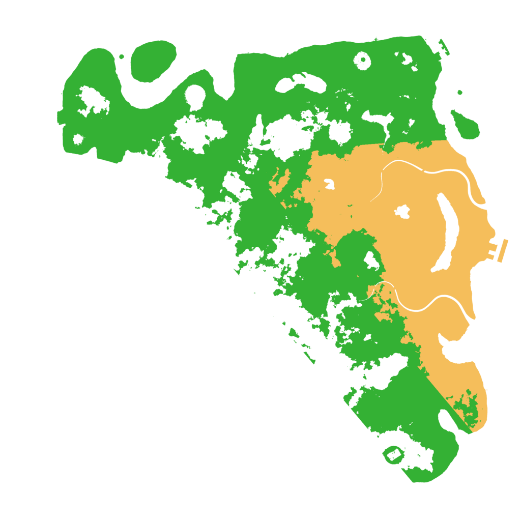 Biome Rust Map: Procedural Map, Size: 4500, Seed: 1479368354