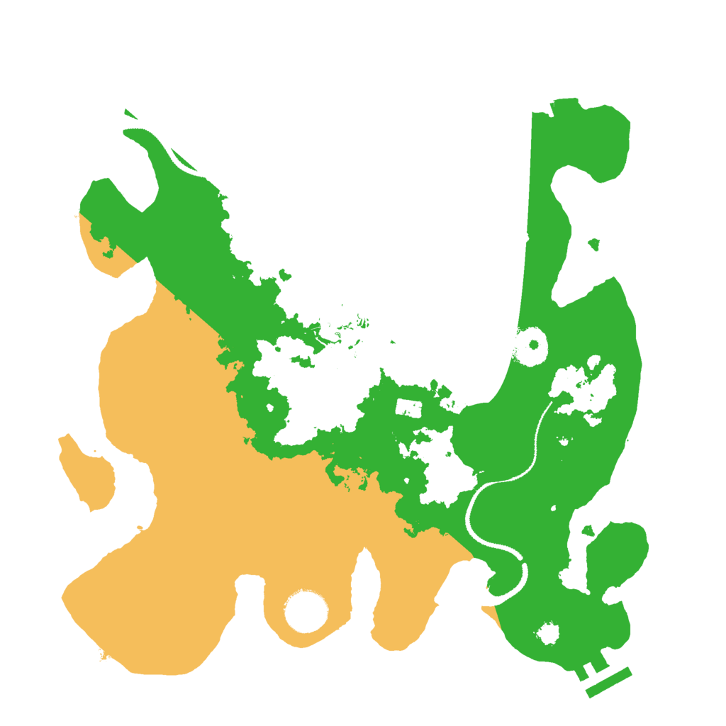 Biome Rust Map: Procedural Map, Size: 3000, Seed: 479742200