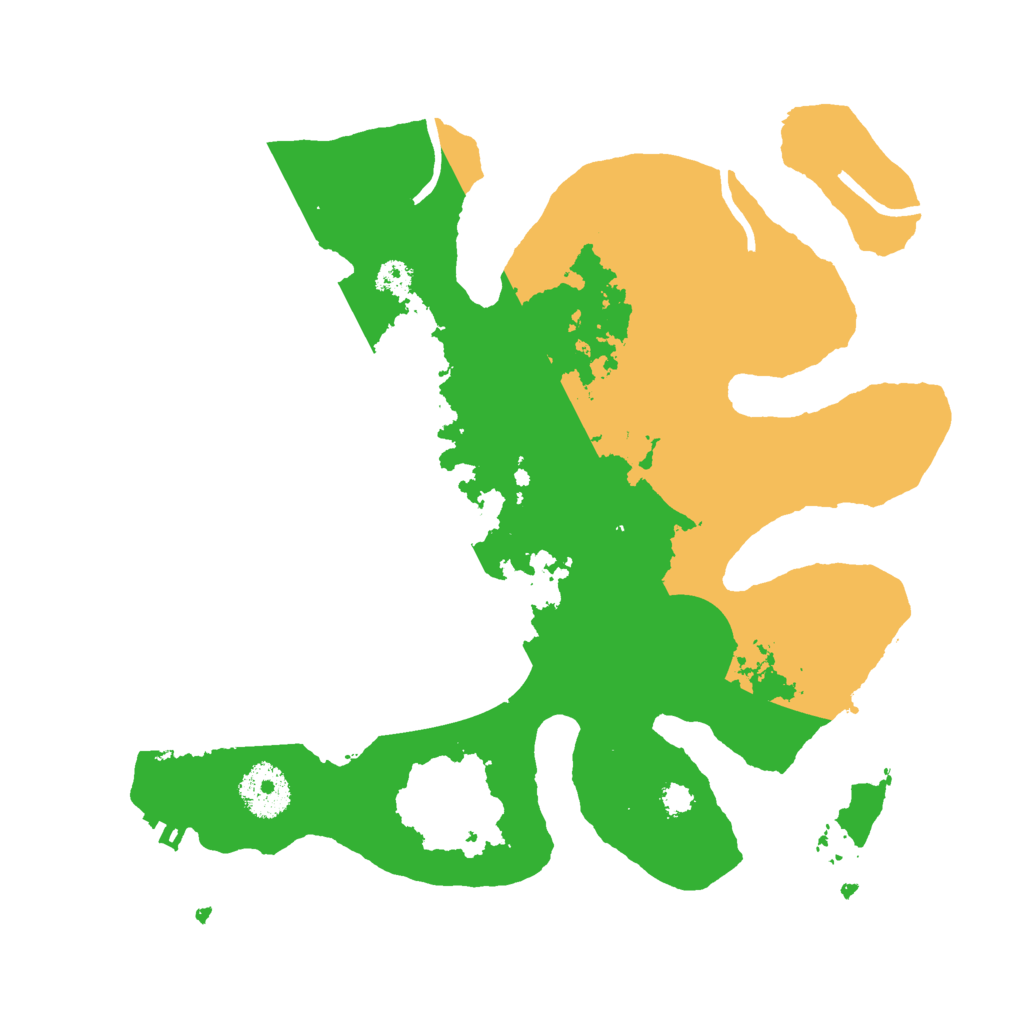 Biome Rust Map: Procedural Map, Size: 3000, Seed: 1875441207