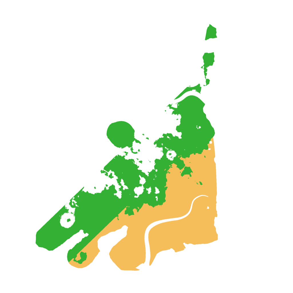 Biome Rust Map: Procedural Map, Size: 3000, Seed: 157894