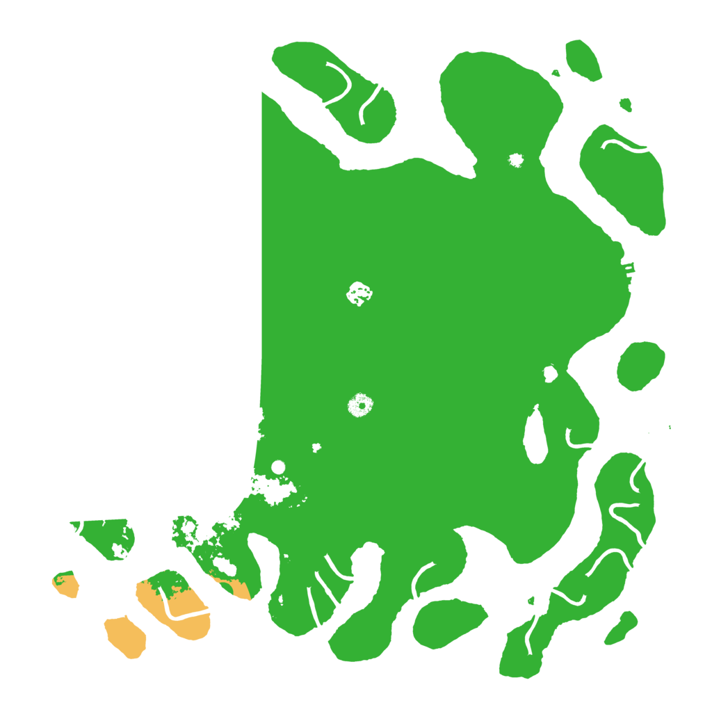 Biome Rust Map: Procedural Map, Size: 4500, Seed: 6111666