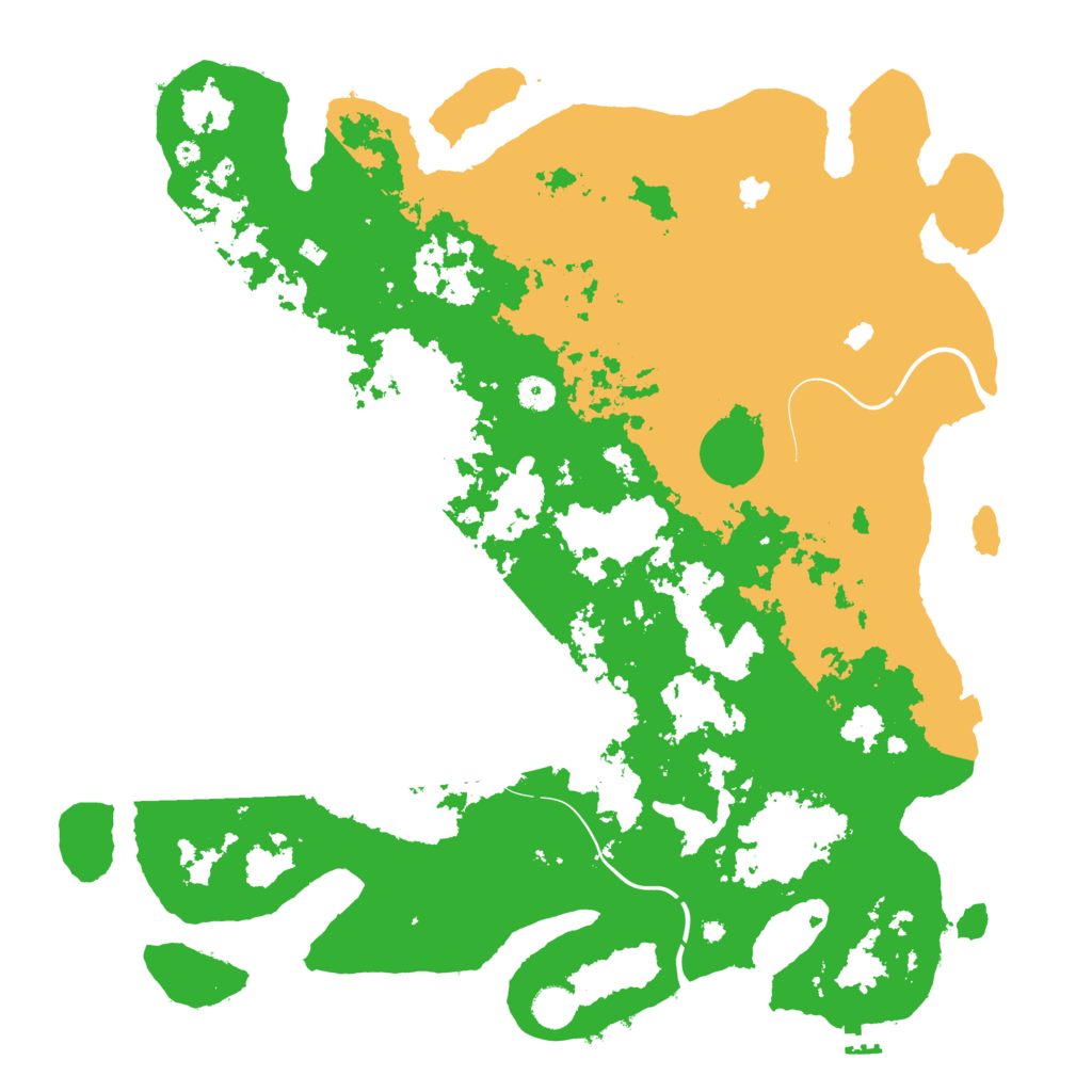 Biome Rust Map: Procedural Map, Size: 4500, Seed: 5836