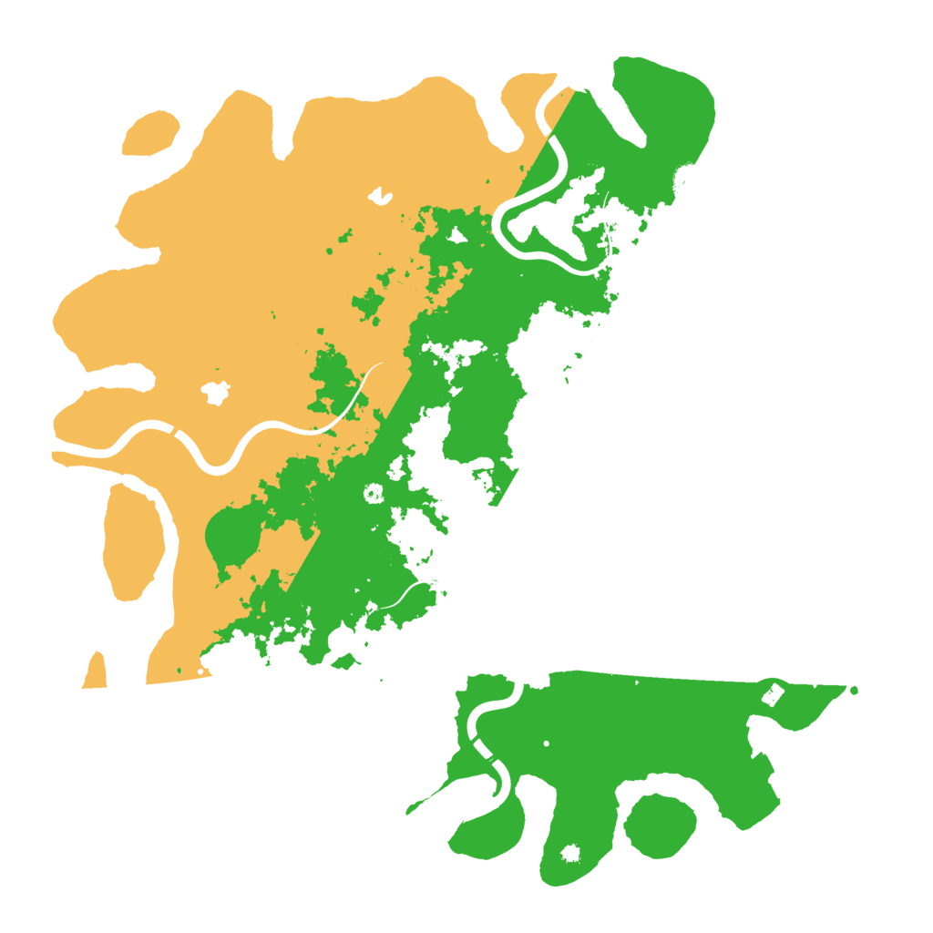 Biome Rust Map: Procedural Map, Size: 4500, Seed: 361171000