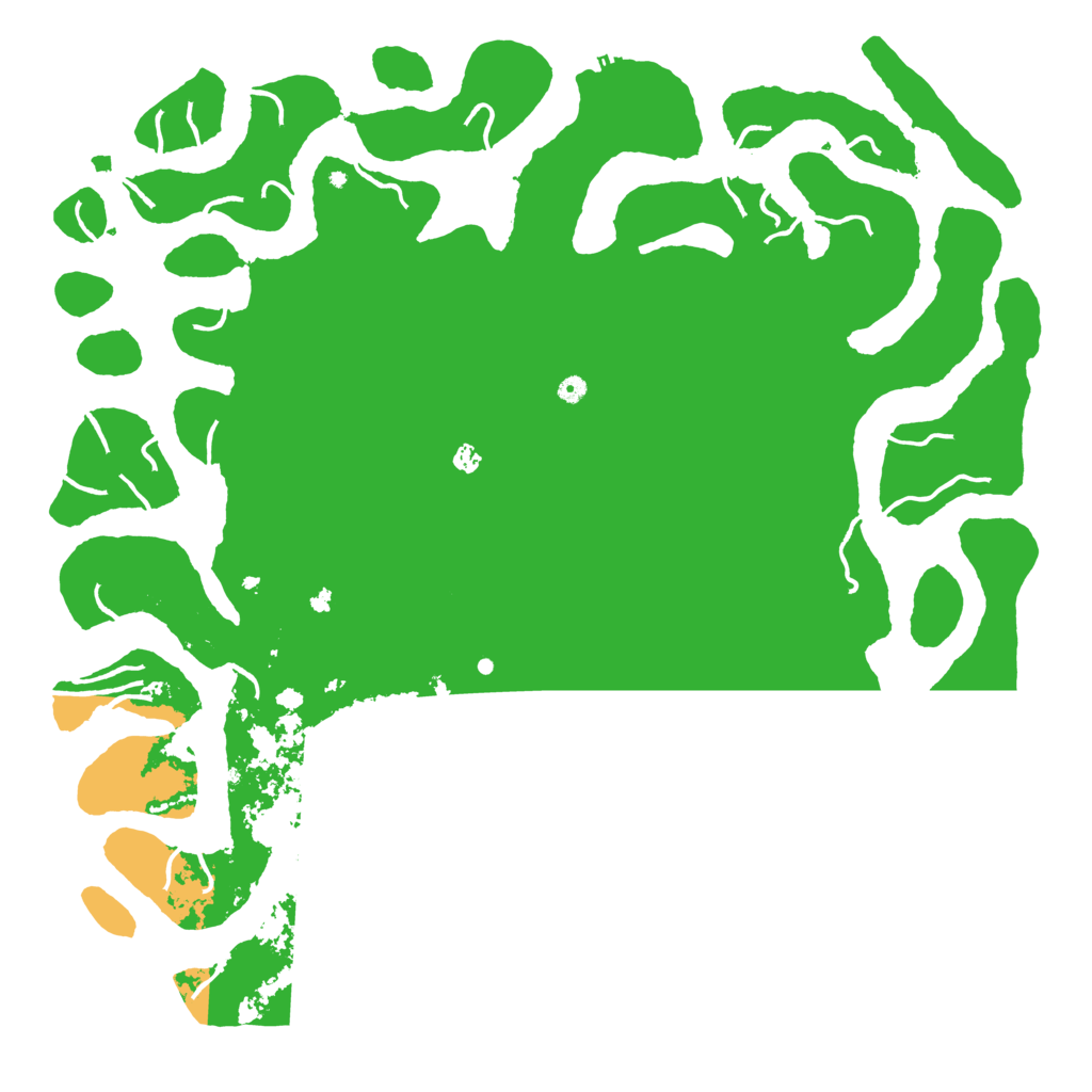 Biome Rust Map: Procedural Map, Size: 6000, Seed: 2103989497