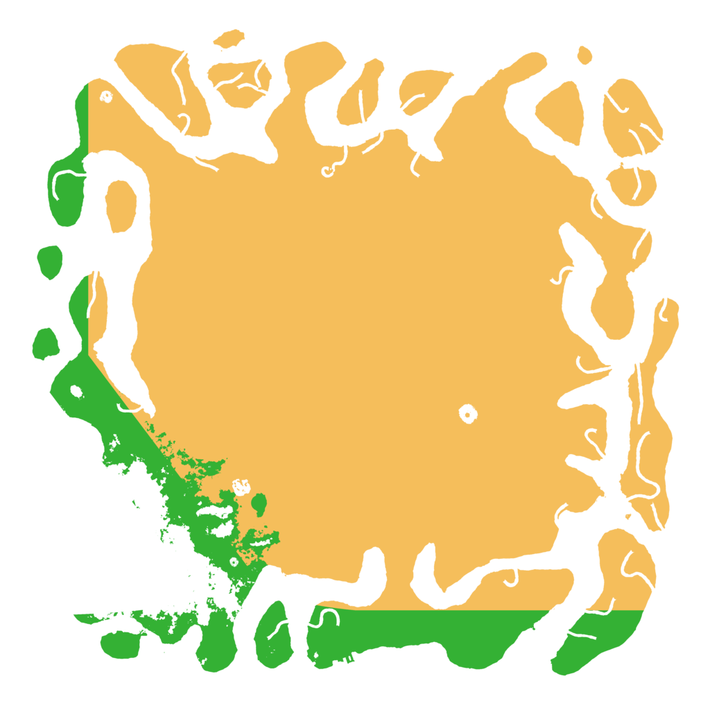 Biome Rust Map: Procedural Map, Size: 6000, Seed: 199448404