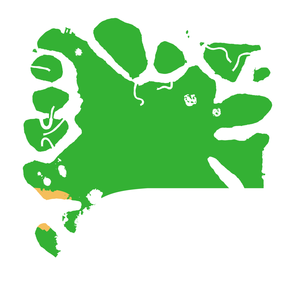 Biome Rust Map: Procedural Map, Size: 3500, Seed: 641411407