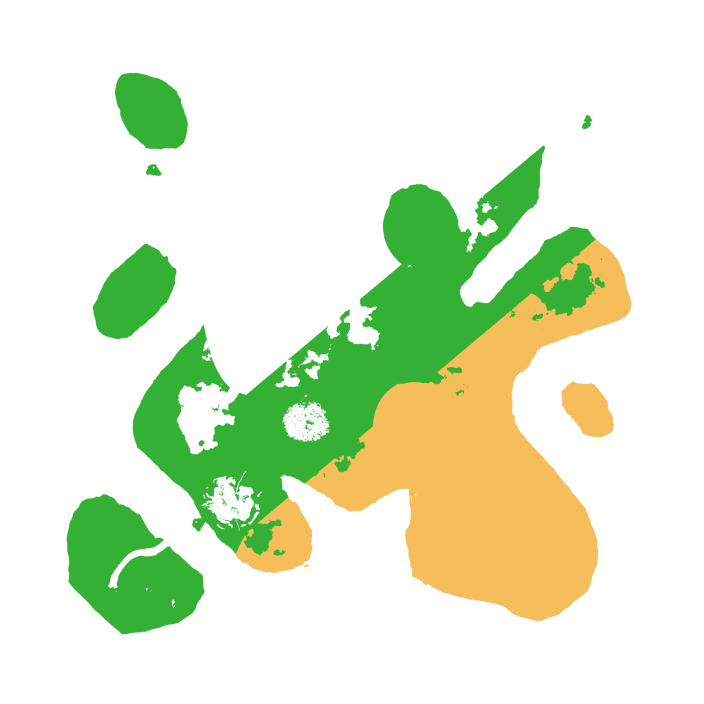 Biome Rust Map: Procedural Map, Size: 2500, Seed: 34573126