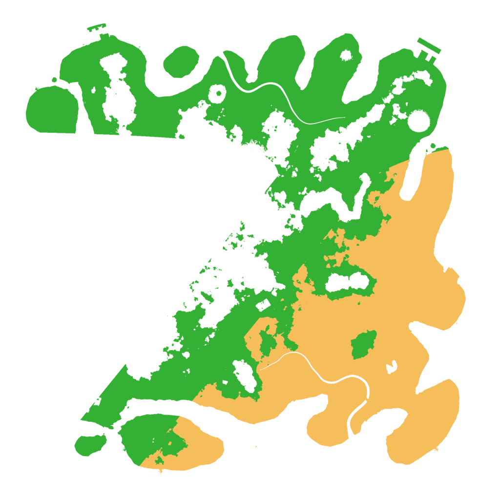 Biome Rust Map: Procedural Map, Size: 4000, Seed: 27502584