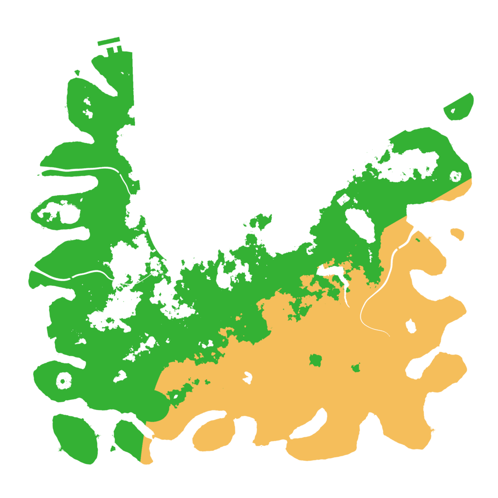 Biome Rust Map: Procedural Map, Size: 4500, Seed: 1600486516